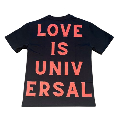 LOVE IS UNIVERSAL TEE - BLACK