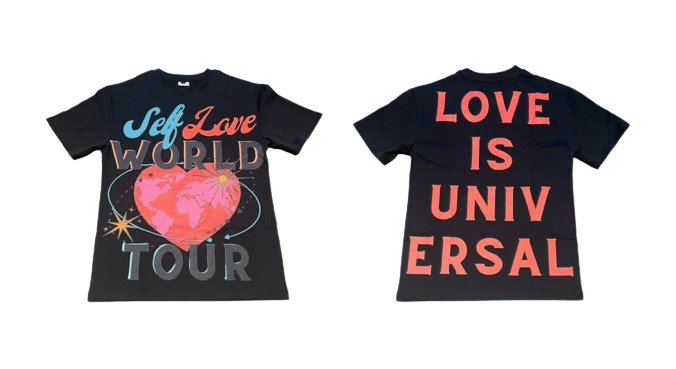 LOVE IS UNIVERSAL TEE - BLACK