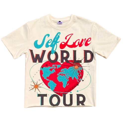 LOVE IS UNIVERSAL TEE - CREAM