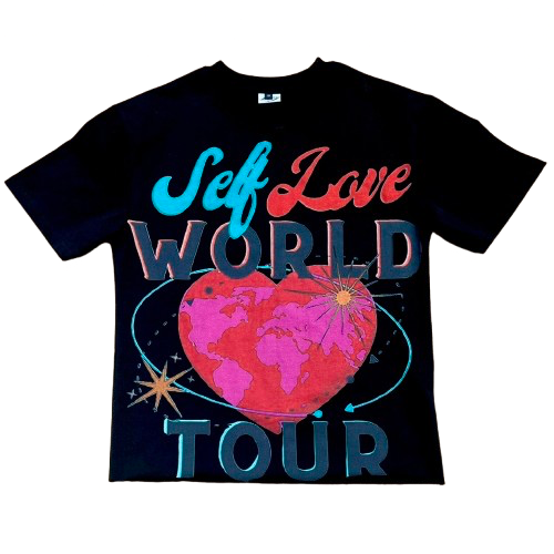 LOVE IS UNIVERSAL TEE - BLACK